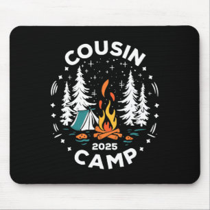 Camping Summer Vacation Crew Cousin Camp 2025 Mouse Pad