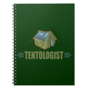 Camping, Tent Spiral Notebook