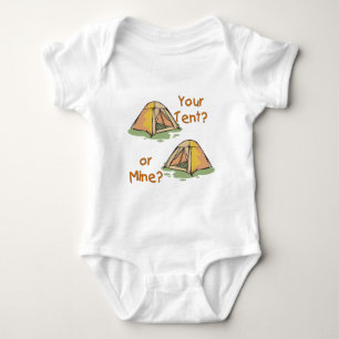 Camping Tents Baby Bodysuit