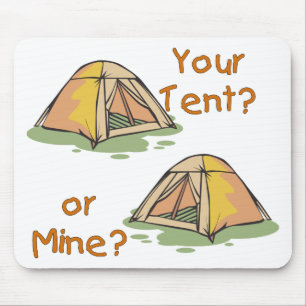 Camping Tents Mouse Pad