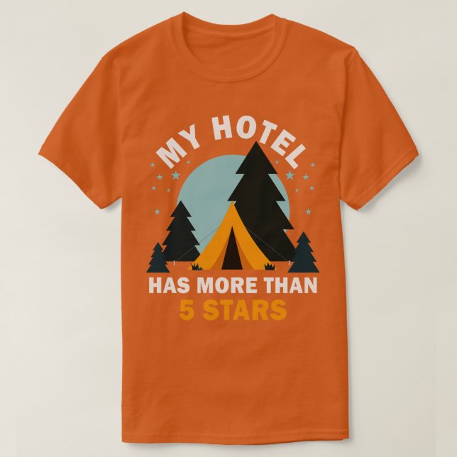 Camping Tents Nature Scouts  T-Shirt (Design Front)