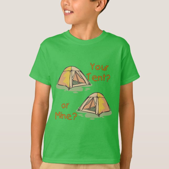 Camping Tents T-Shirt (Front)