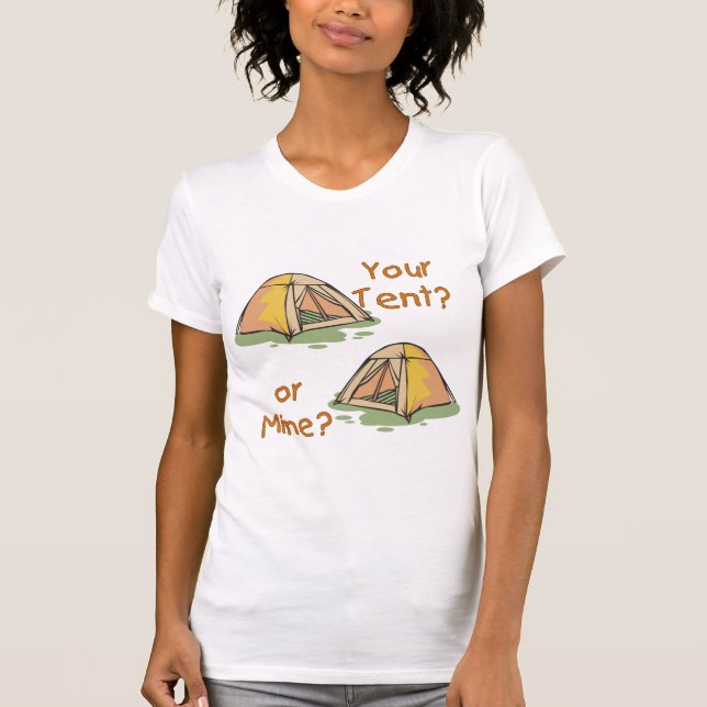 Camping Tents T-Shirt (Front)