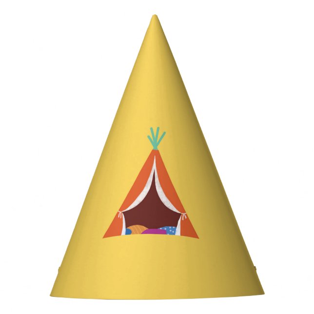 Camping Themed Birthday Hat (Front)