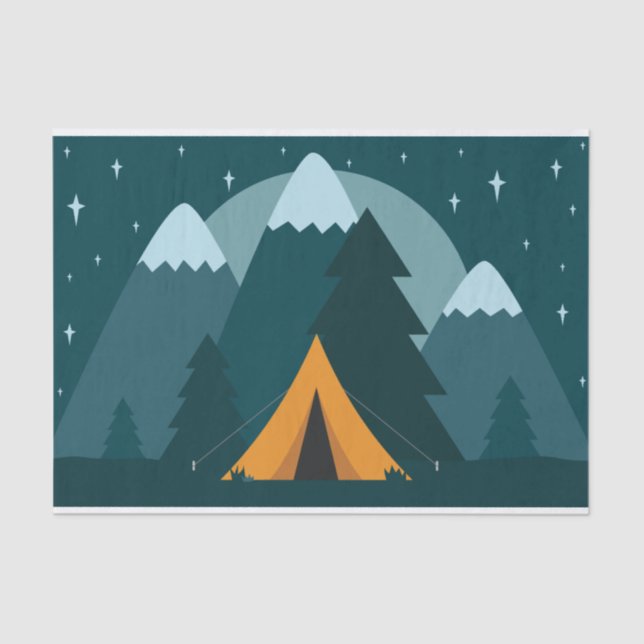 camping tissue paper (Front)