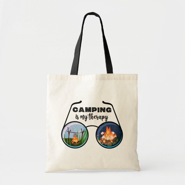 Camping Tote Bag (Front)