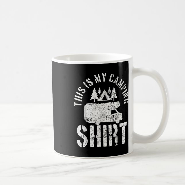 Camping Trailer Camper Van Mobile Home Caravan Mot Coffee Mug (Right)