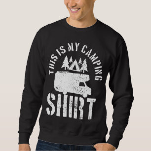 Camping Trailer Camper Van Mobile Home Caravan Mot Sweatshirt