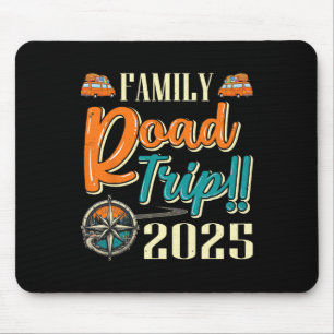 Camping Travelling Matching Family Road Trip 2025 Mouse Pad