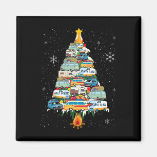 Camping Tree Lover Gift Co. Camper Christmas Tree Magnet