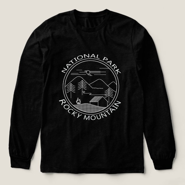 camping,  Tri-Blend shirt (Design Front)