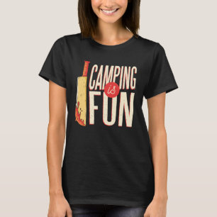 Camping Trip Bloody Knife True Crime Family Vacati T-Shirt