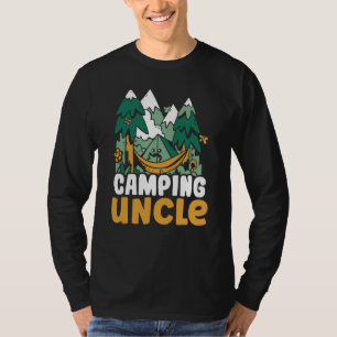 Camping Uncle Campsite Camper Hobby Camp T-Shirt