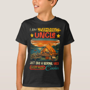 Camping uncle definition much cooler father's day T-Shirt