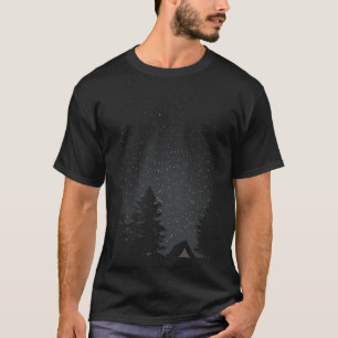 Camping Under The Night Sky Outdoor Wilderness Nat T-Shirt