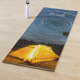 Camping Under The Stars Yoga Mat