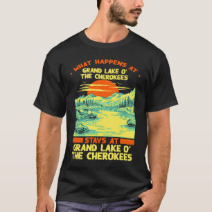 Camping US Lake Vacation Grand Lake O' The Cheroke T-Shirt