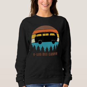 Camping V-Dub Bus Sunset Retro Sweatshirt