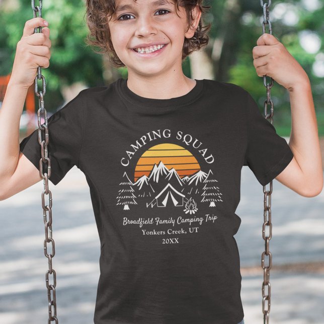 Camping Vacation Custom Family Matching Son Camp T-Shirt (Creator Uploaded)