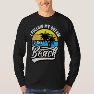 Camping Vacation Summer Outdoor Beach Surfing Adve T-Shirt