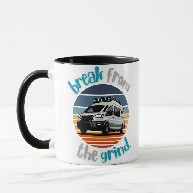 Camping Van 2 Coffee Mug (Left)