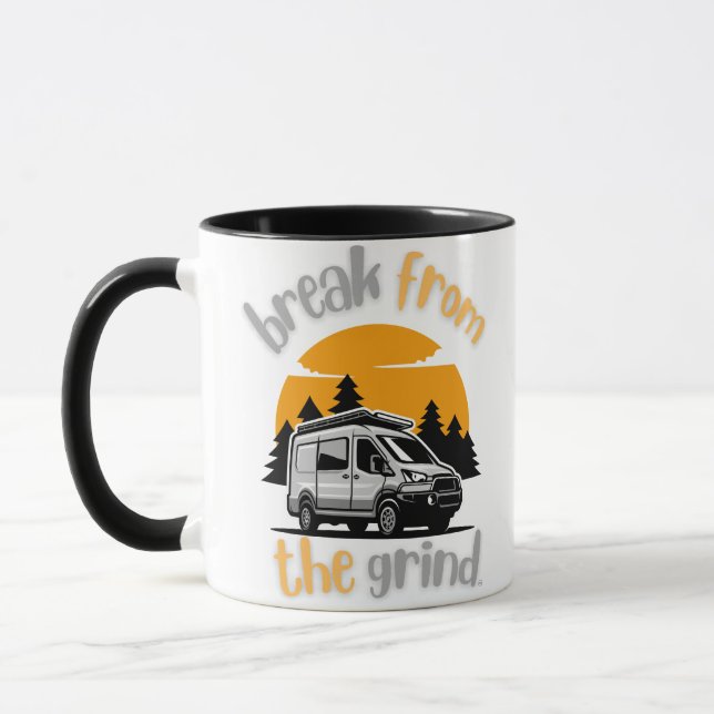 Camping Van 3 Coffee Mug (Left)