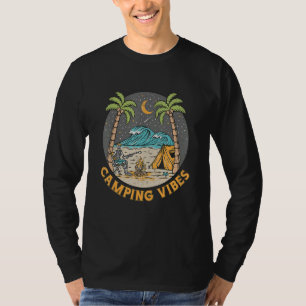 Camping Vibes  Happy Camper  Outdoors  Adventure T-Shirt