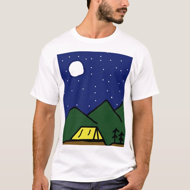 Camping vibes T-Shirt (Front)