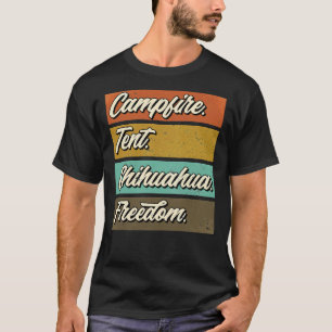 Camping With My Chihuahua Dog T-Shirt