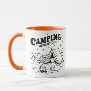 Camping with My Dog – Coffee & Adventure Mu Mug