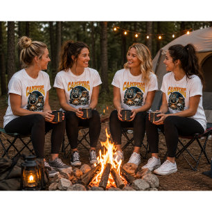 Camping with My Ghoul Friends Halloween T-Shirt