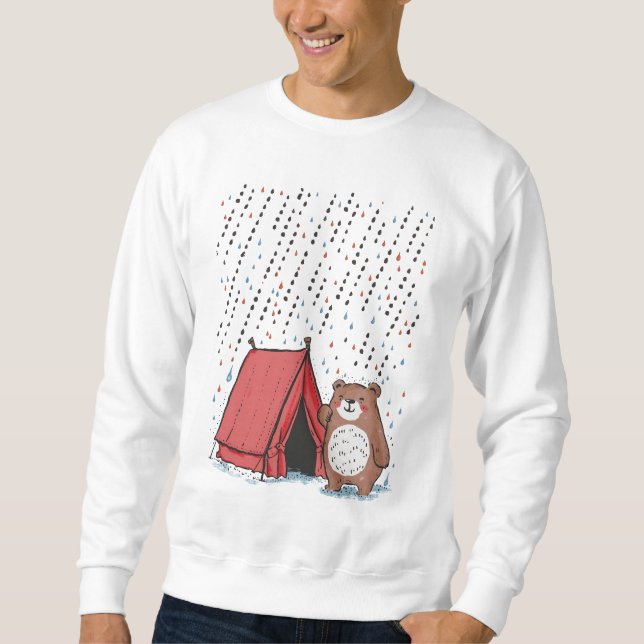 Camping With Rain Sweatshirt (Front)
