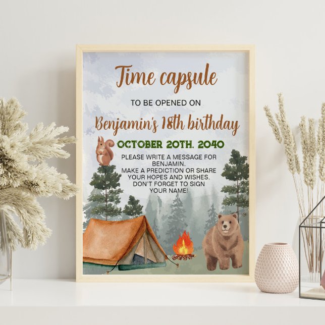 Camping Woodland Time Capsule Poster (Creator Uploaded)