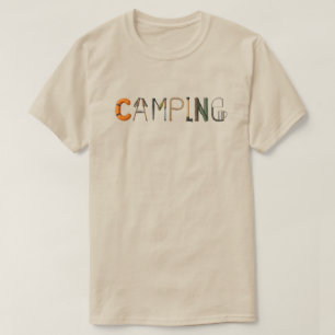 Camping Word T-Shirt