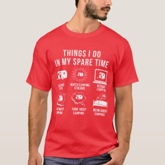 Campingents Mobile Home Saying Freeime friend T-Shirt
