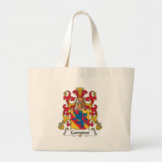 Campion Family Crest Large Tote Bag
