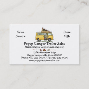 Campmobile Camper Van Business Card