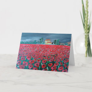 Campo de Amapolas Painting by Alfred Fox Card