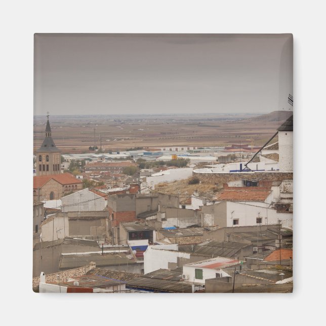 Campo de Criptana, antique La Mancha windmills Magnet (Front)