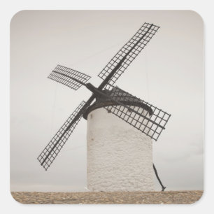 Campo de Criptana, antique La Mancha windmills Square Sticker