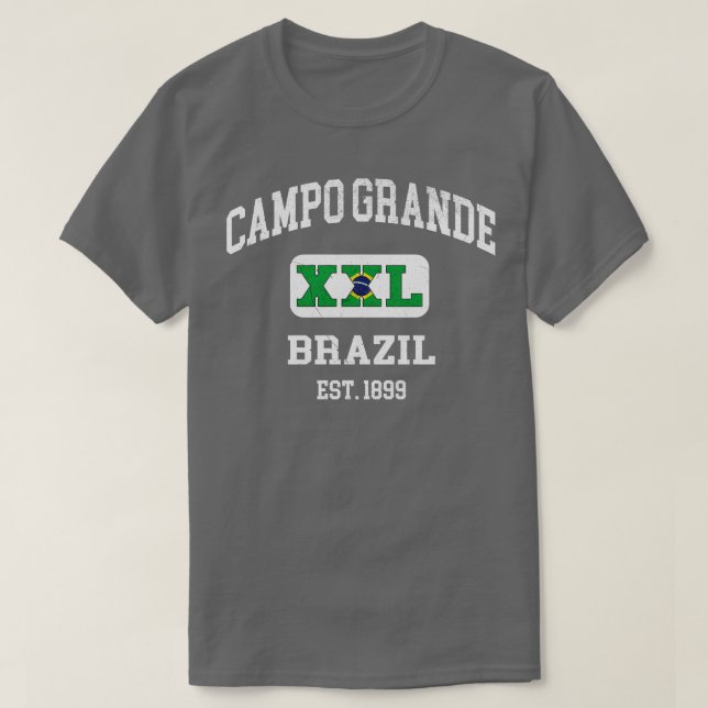 Campo Grande Brazil XXL Athletic design 1 T-Shirt (Design Front)