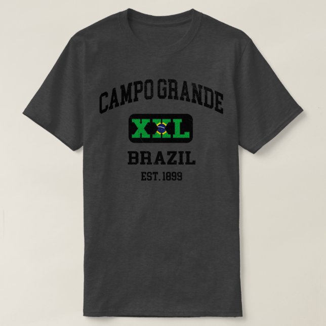 Campo Grande Brazil XXL Athletic design T-Shirt (Design Front)
