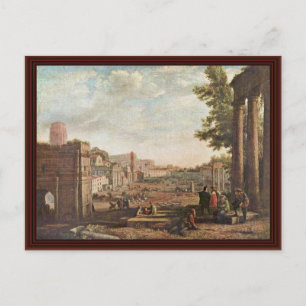 Campo Vaccino By Lorrain Claude Postcard