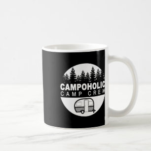 Campoholic Camp Crew Family Camping Graphic Camper Coffee Mug