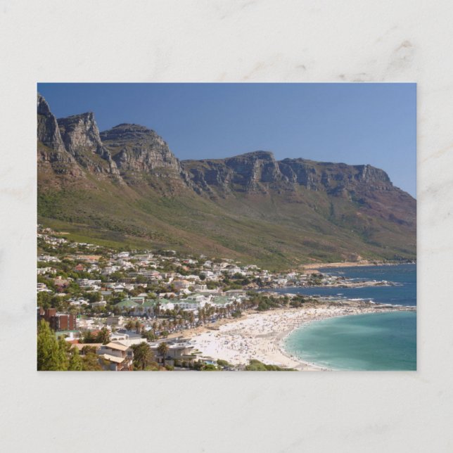 Camps Bay Beach And Twelve Apostles Postcard (Front)