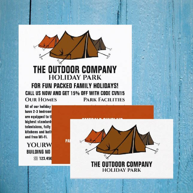 Campsite, Holiday Park Advertising Flyer (Creator Uploaded)