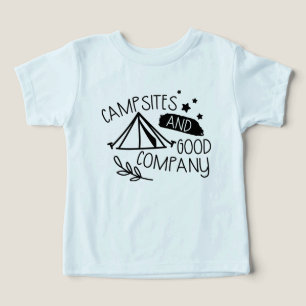 Campsites and Good Company Camping Quote Outdoor