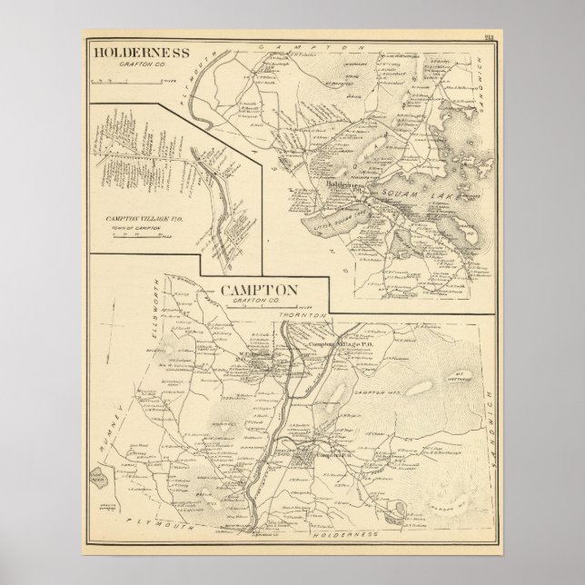 Campton, Holderness Poster (Front)