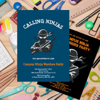 Campus Ninja | Fraternity Party Invitation card