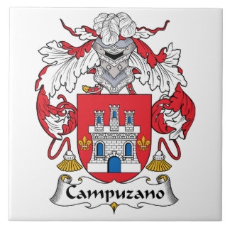 Campuzano Family Crest Tile